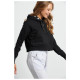 Bodytalk Γυναικείο φούτερ Crop Less is more